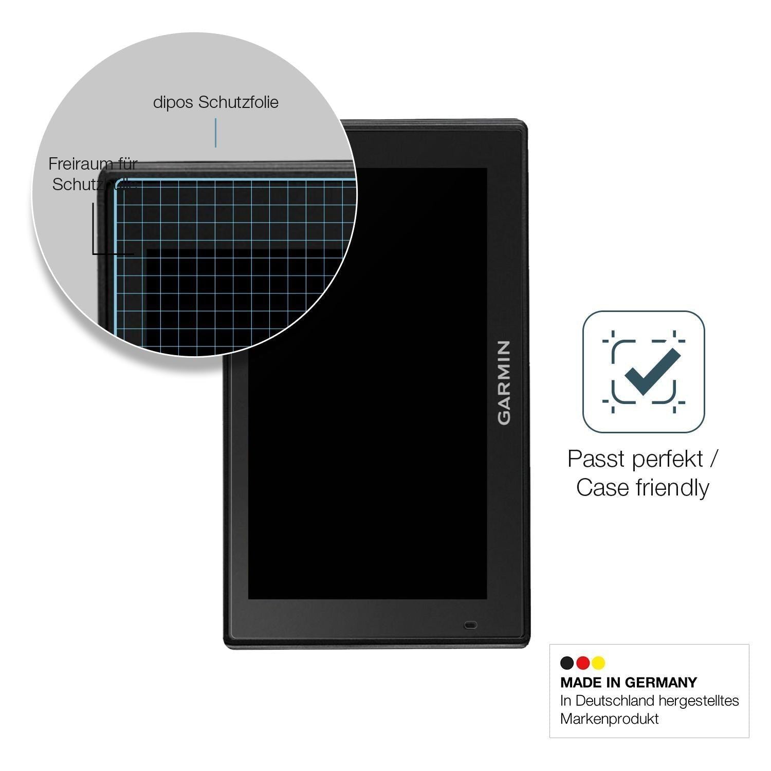 2x 9H Schutzfolie matt für Garmin DriveSmart 51 Pa (6)