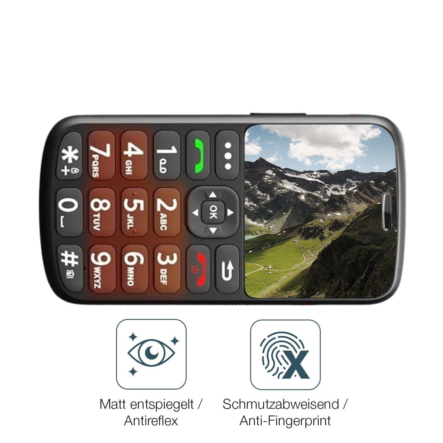 2x 9H Schutzfolie matt für Sweetlink S3PLUS 4G Pan (5)