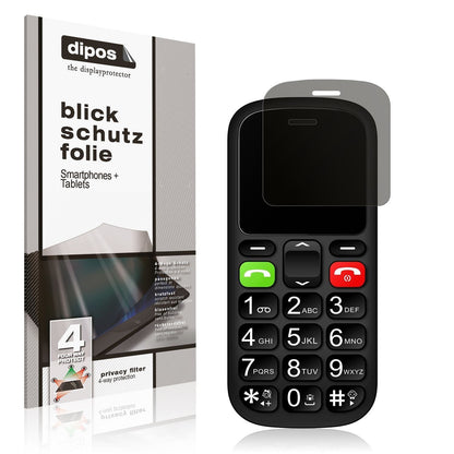 Blickschutzfolie für artfone CS181 Seniorenhandy m (1)
