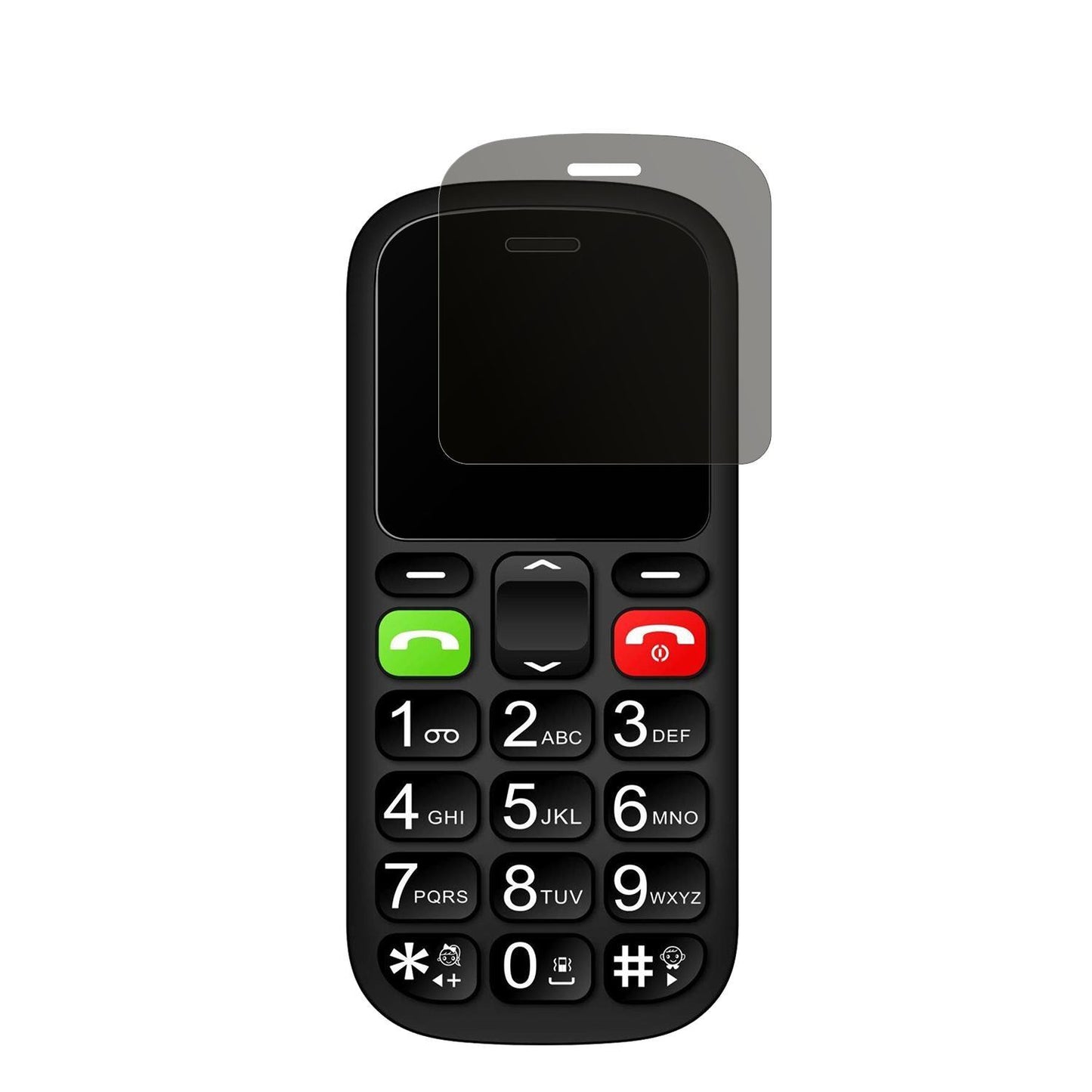 Blickschutzfolie für artfone CS181 Seniorenhandy m (2)