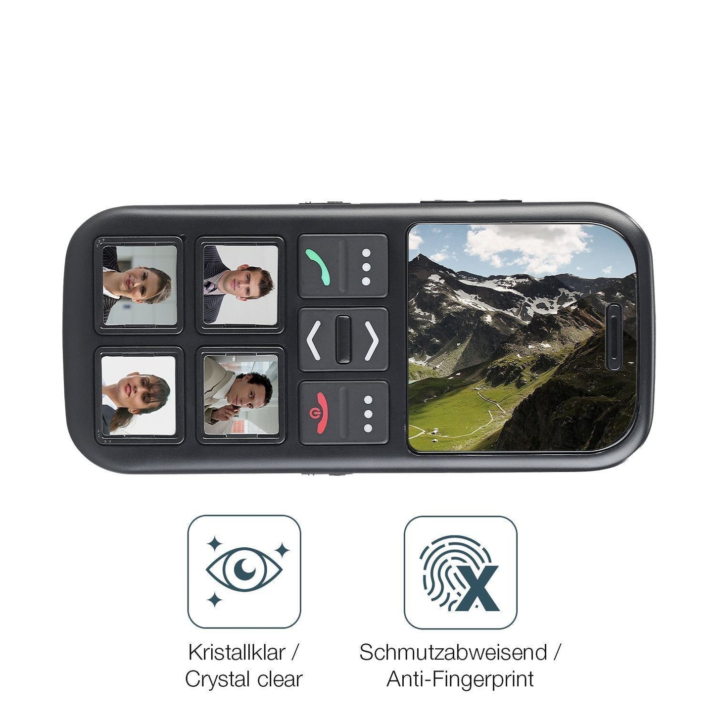 2x 9H Schutzfolie für simvalley mobile RX-820.GPS  (5)