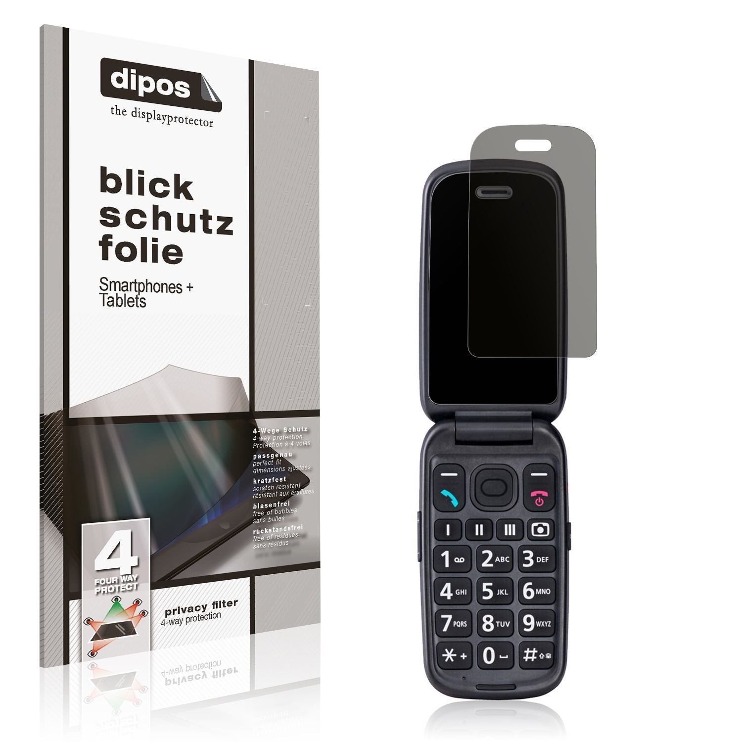 Blickschutzfolie für Panasonic KX-TU446EXC Seniore (1)