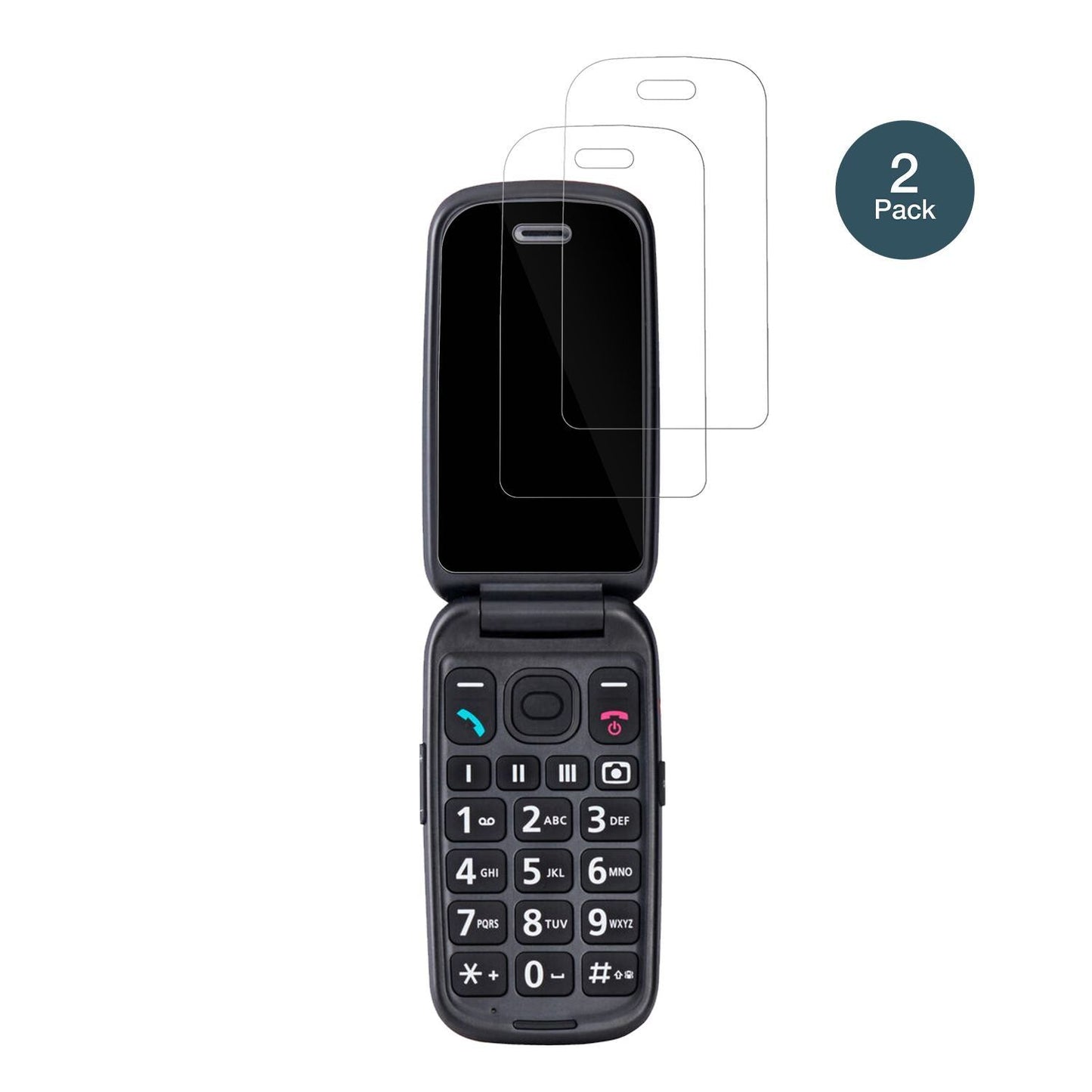 2x 9H Schutzfolie für Panasonic KX-TU446EXC Senior (2)
