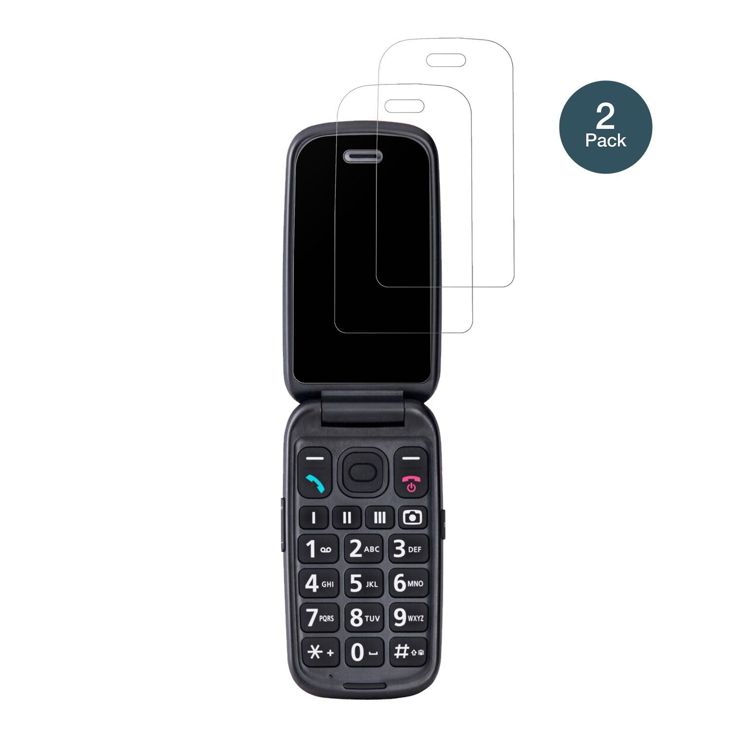 2x 9H Schutzfolie matt für Panasonic KX-TU446EXC S (2)