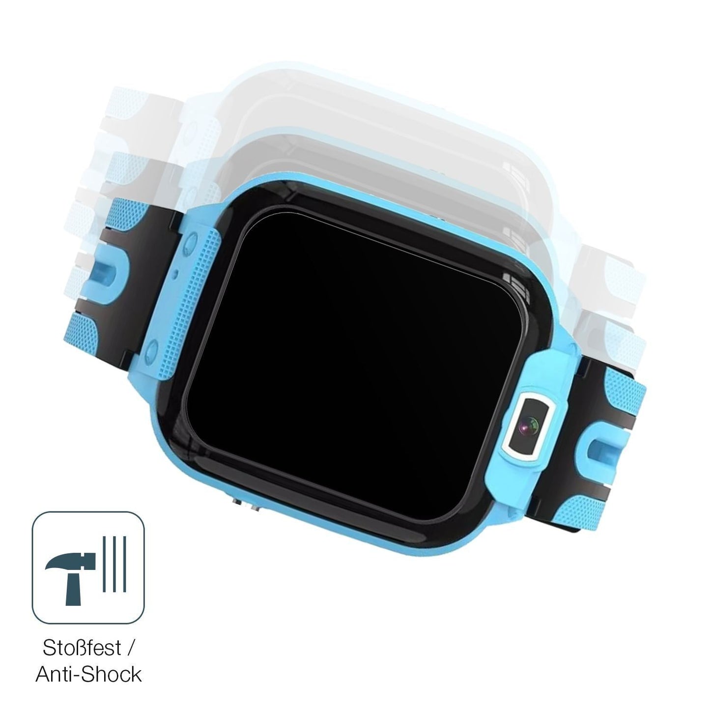 2x 9H Schutzfolie matt für Smartwatch Kinder mit T (4)
