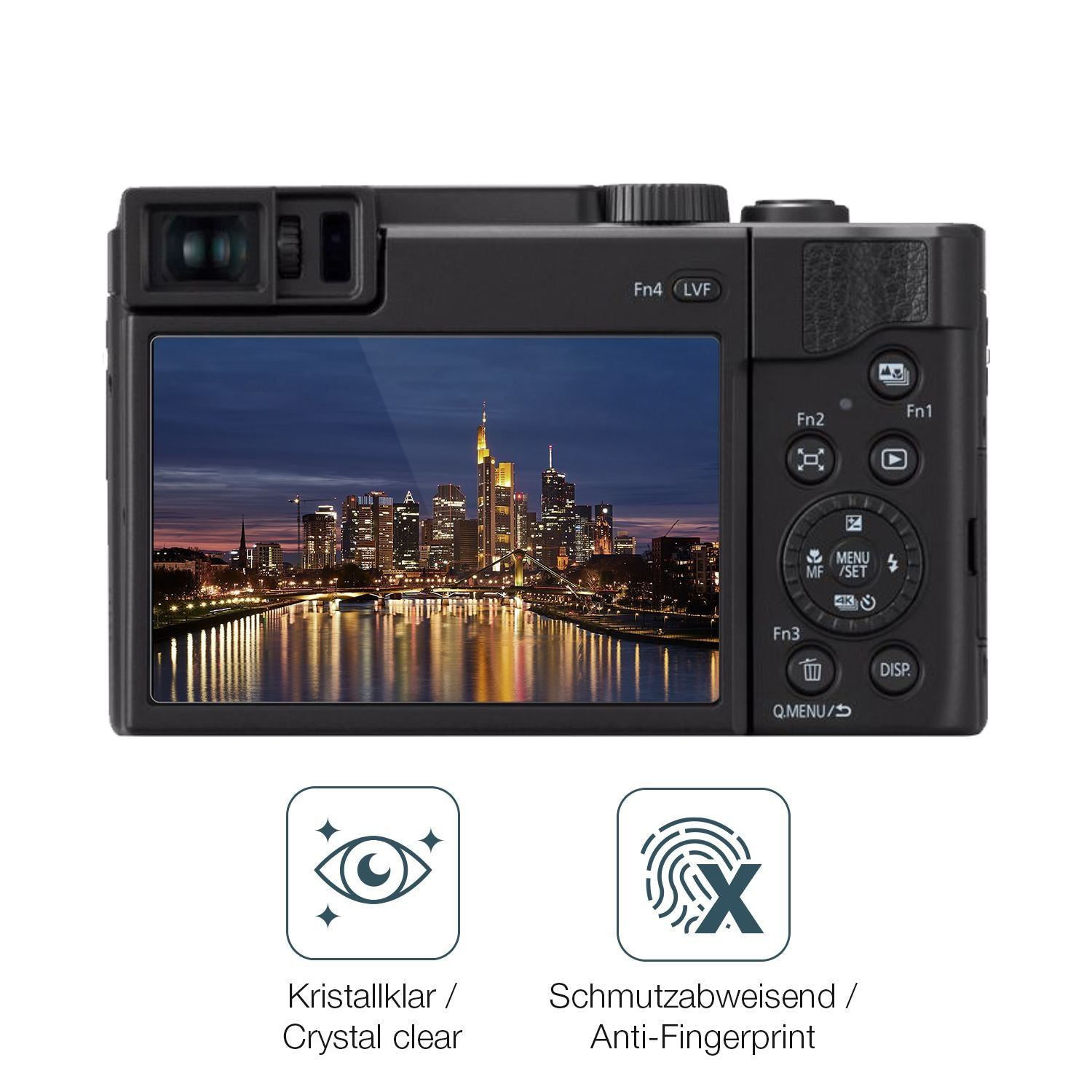 4x Schutzfolie klar für Zostuic DC218 Display-Schu (4)