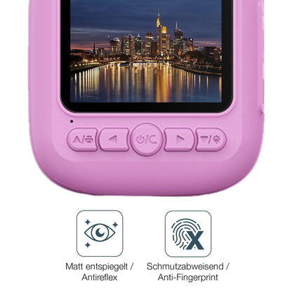 2x 9H Schutzfolie matt für CAMCLID ET-6 Kinder Kam (5)