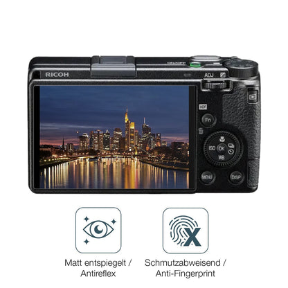 4x Schutzfolie matt für RICOH GR IIIx HDF Display- (4)