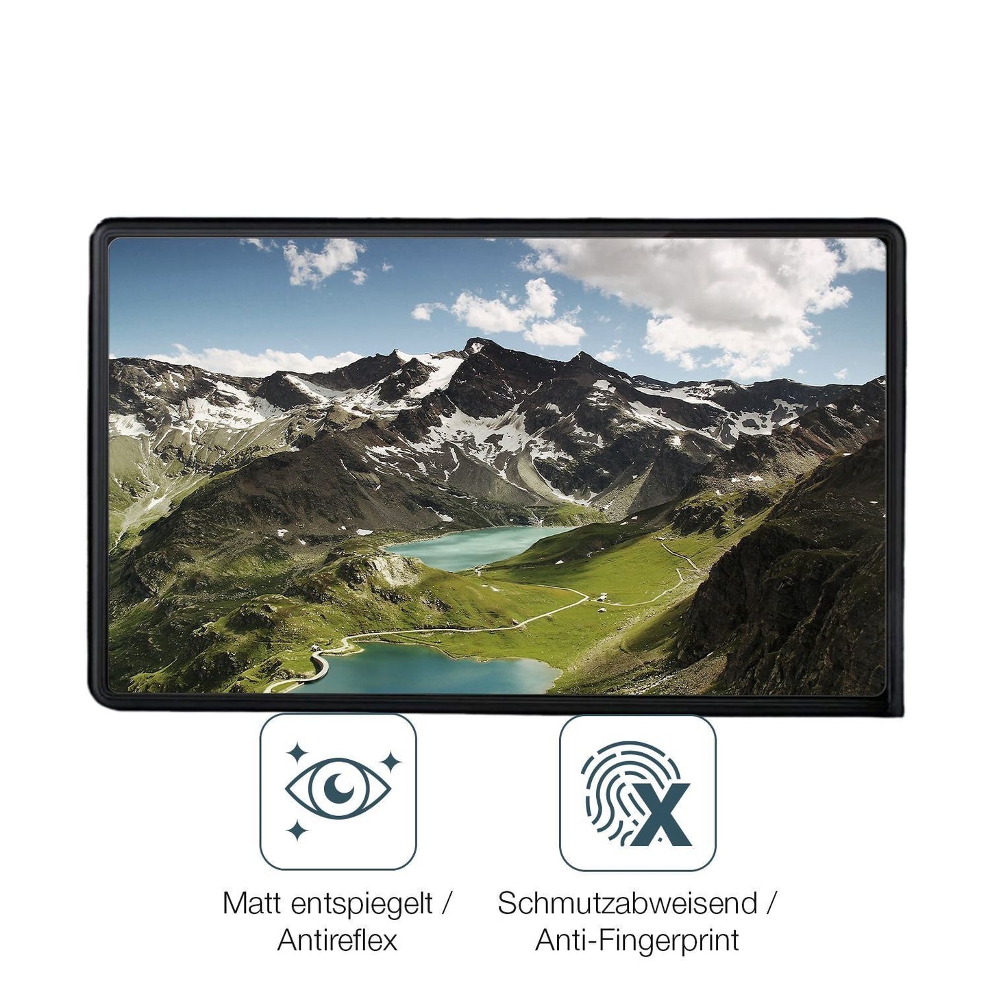 2x 9H Schutzfolie matt für GABITECH DRIVE-7.0 Panz (5)