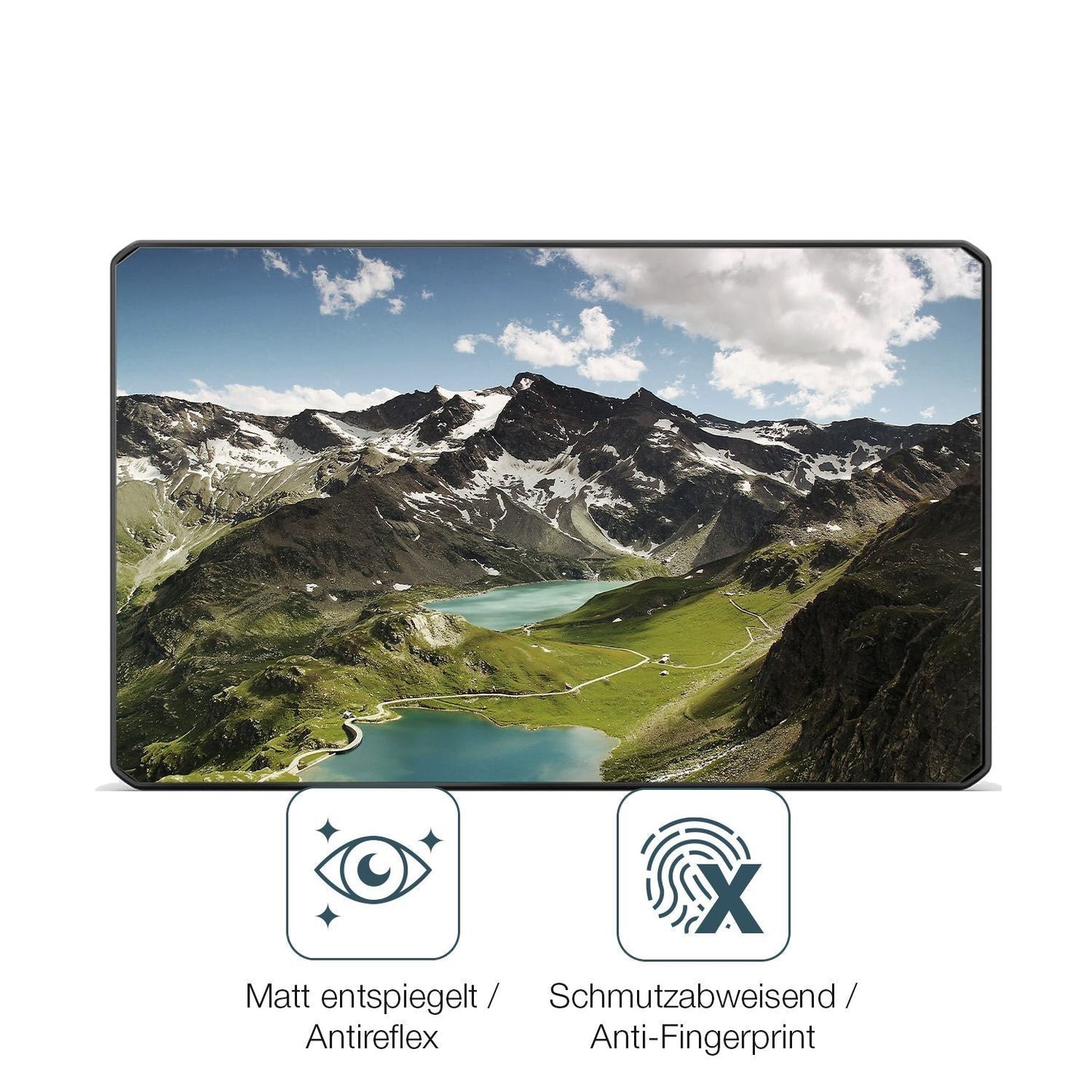 2x Schutzfolie matt für Garmin Camper 1090 Display (4)