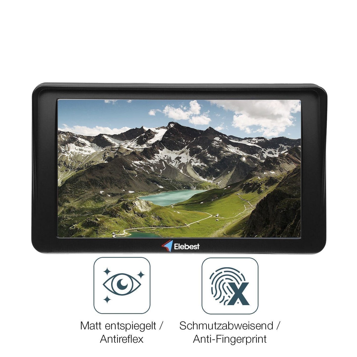 2x Schutzfolie matt für Elebest City 70A Display-S (4)