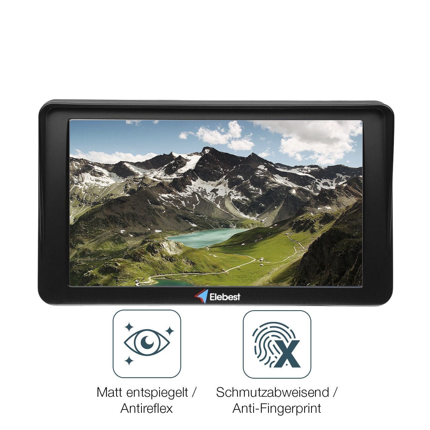 2x Schutzfolie matt für Elebest City 70A Display-S (4)