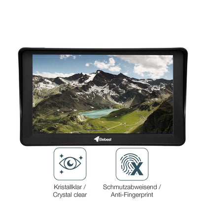 2x Schutzfolie klar für Elebest City 70AT Display- (4)