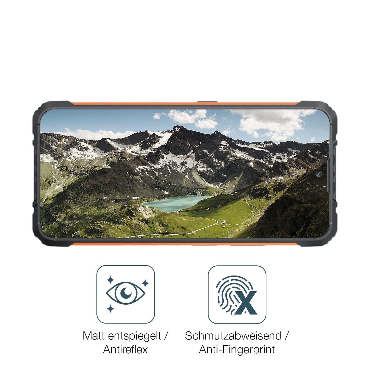 4x Schutzfolie matt für Cubot KingKong Ace 3 Displ (4)