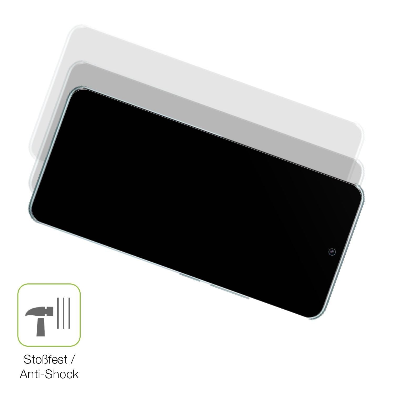 2x Full Cover Schutzfolie matt für Xiaomi Redmi No (4)