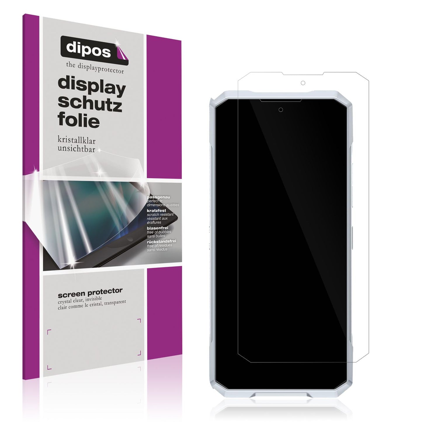 4x Schutzfolie klar für Doogee Blade GT 5G Display (1)