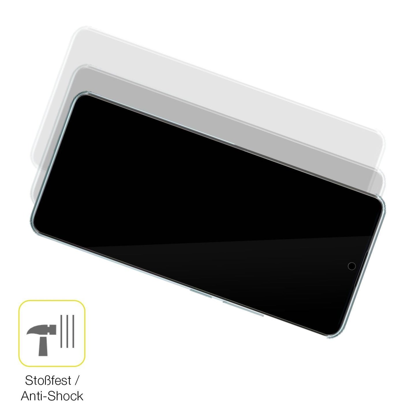 2x 3D Full Cover Schutzfolie für Xiaomi Redmi Note (4)