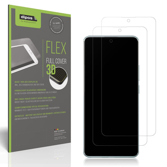 2x Full Cover Schutzfolie matt für Xiaomi Redmi No (1)