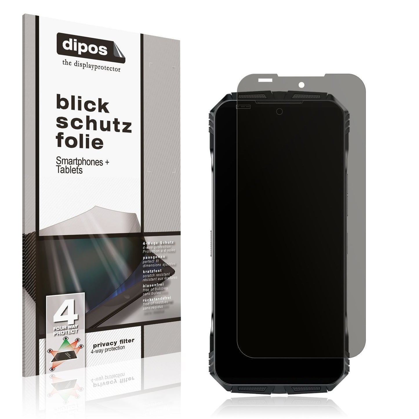 Blickschutzfolie für Doogee S118 Pro matt Schutzfo (1)