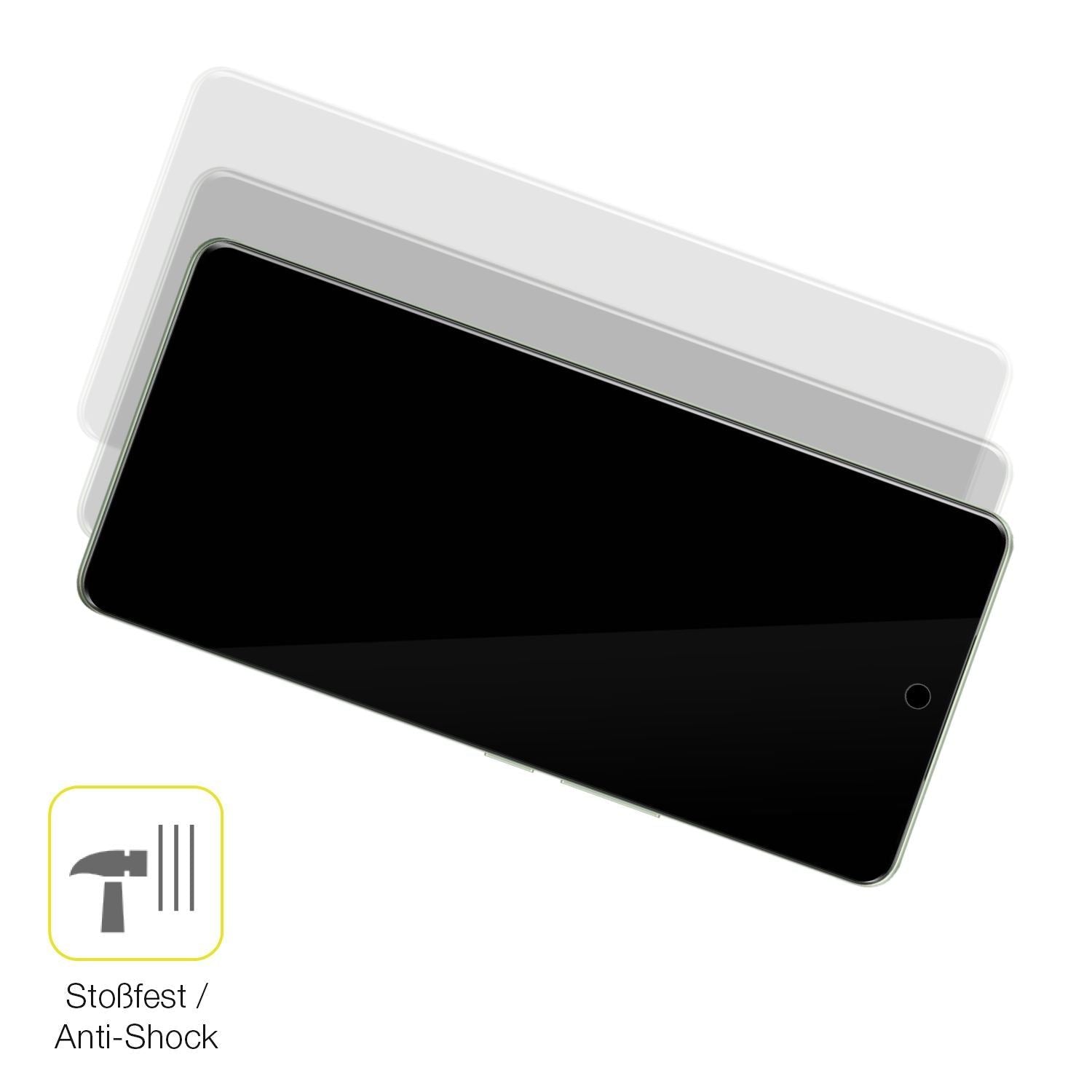 2x 3D Full Cover Schutzfolie für Vivo T3 Ultra (4)
