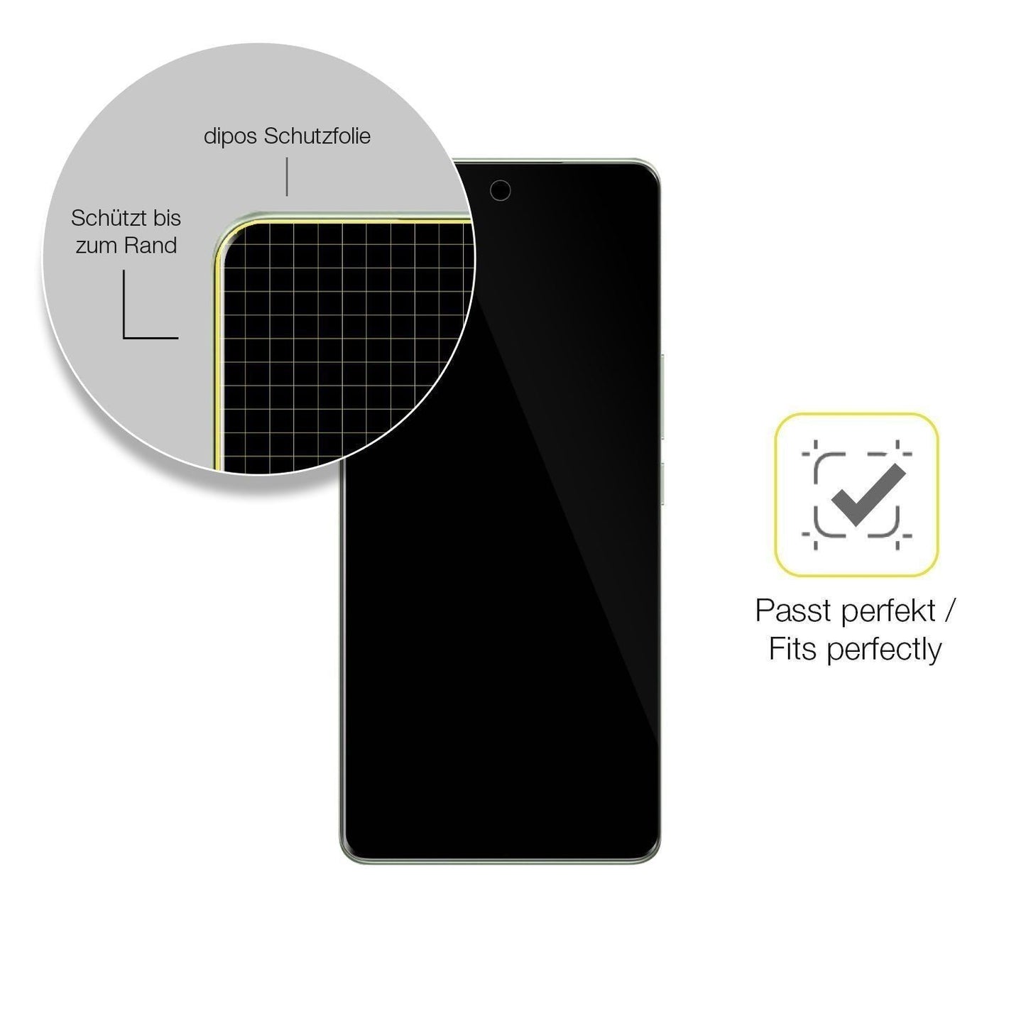 2x 3D Full Cover Schutzfolie für Vivo T3 Ultra (6)