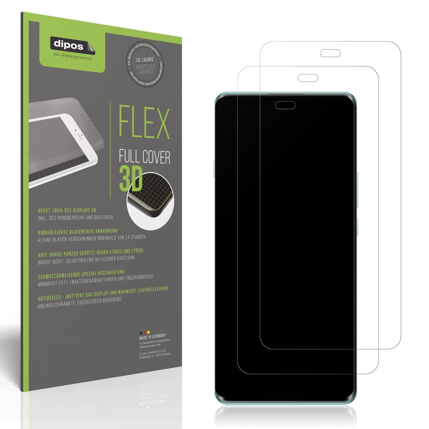 2x Full Cover Schutzfolie matt für Huawei Enjoy 70 (1)