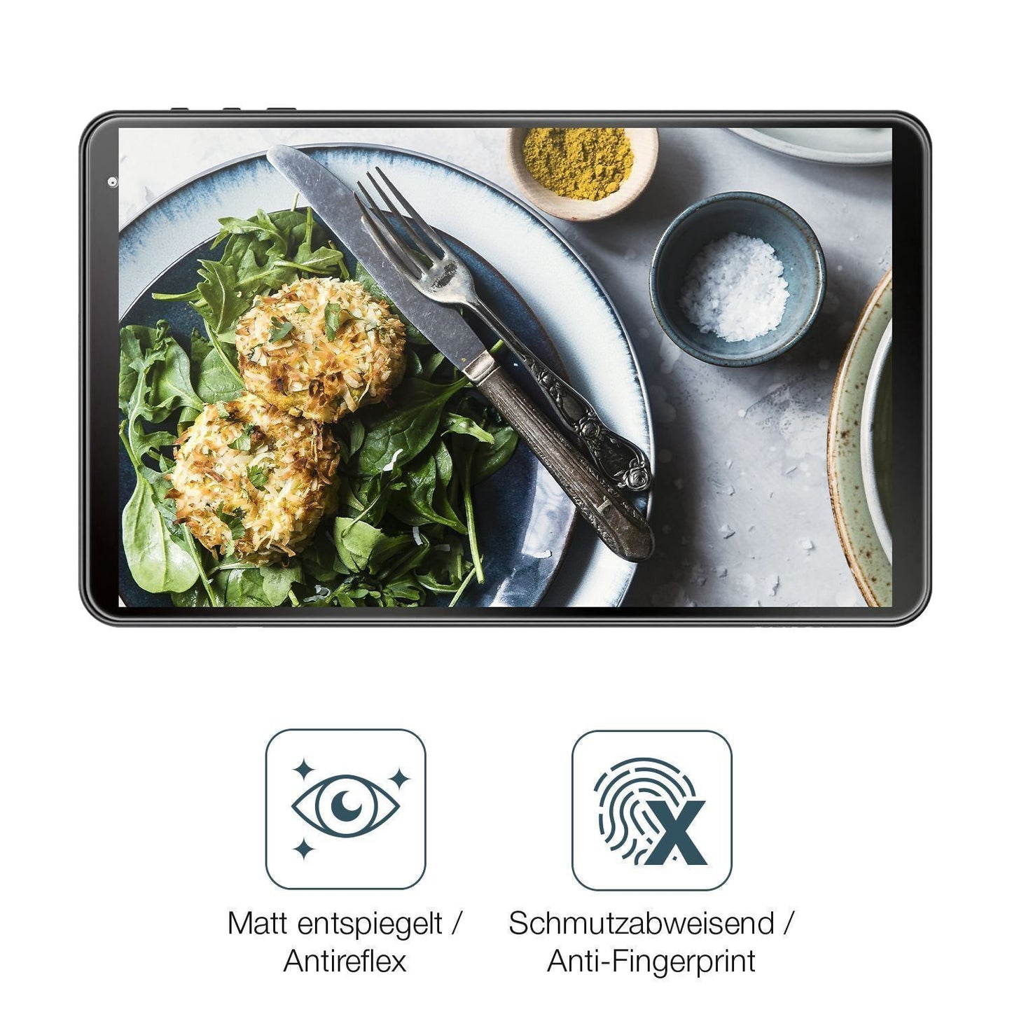 2x Schutzfolie matt für AWOW 1019 Tablet Display-S (4)