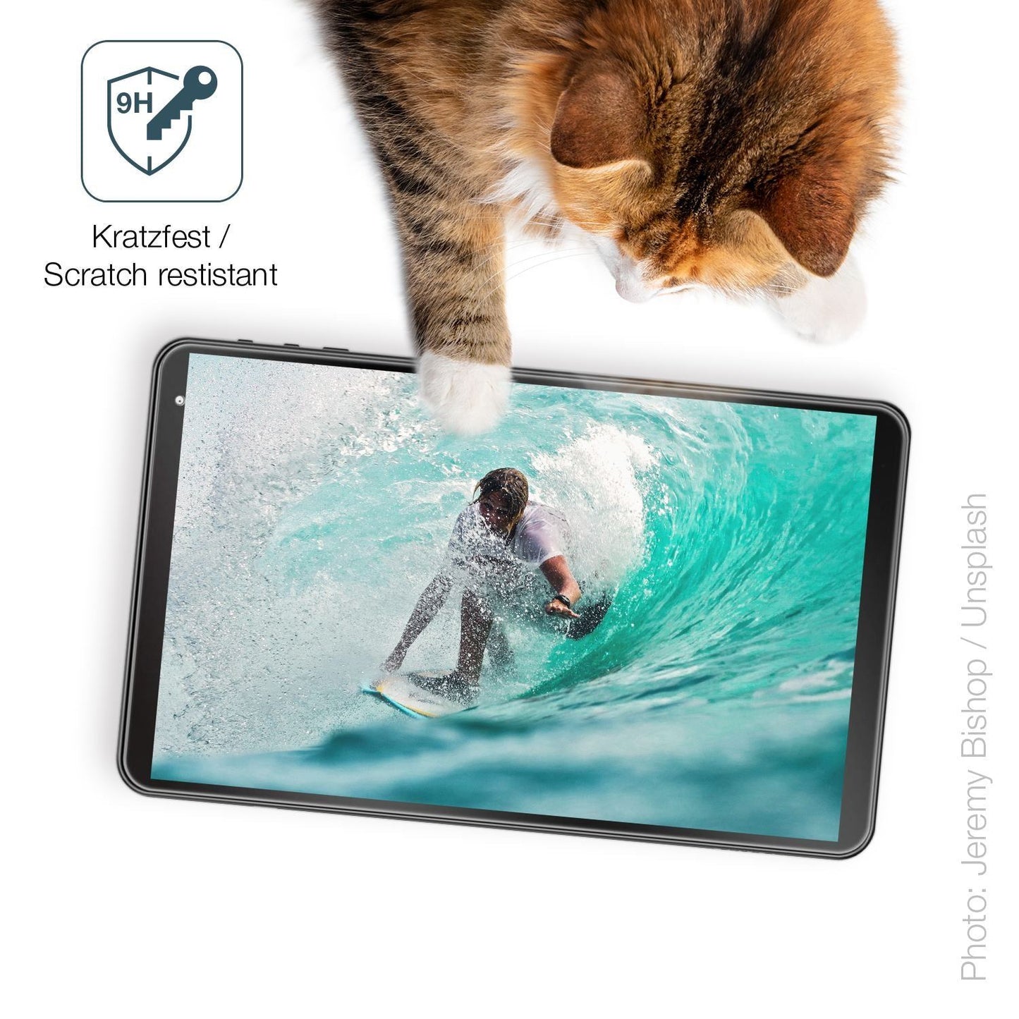2x 9H Schutzfolie matt für AWOW 1019 Tablet Panzer (3)