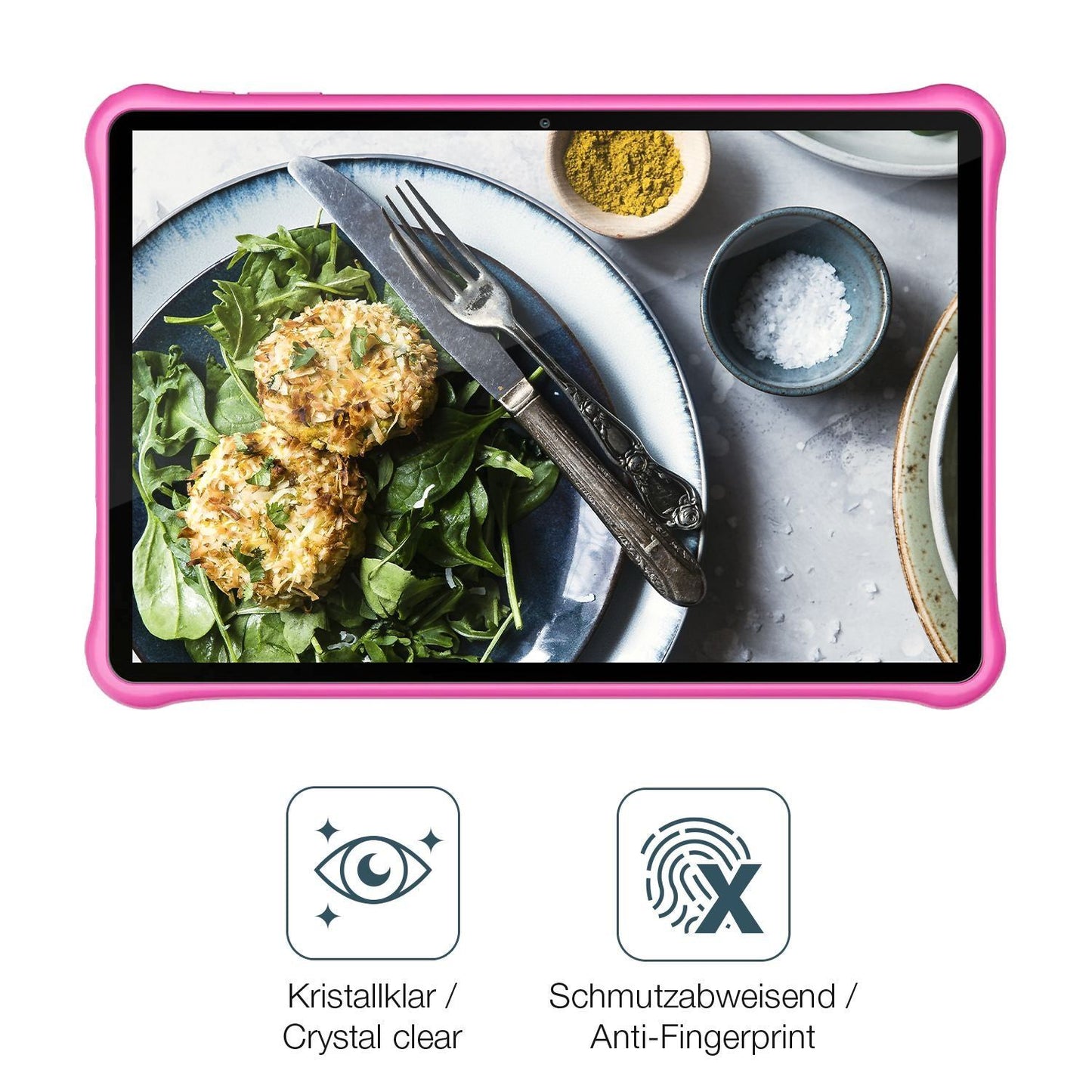 2x Schutzfolie klar für Blackview Tab30 Kids Table (4)