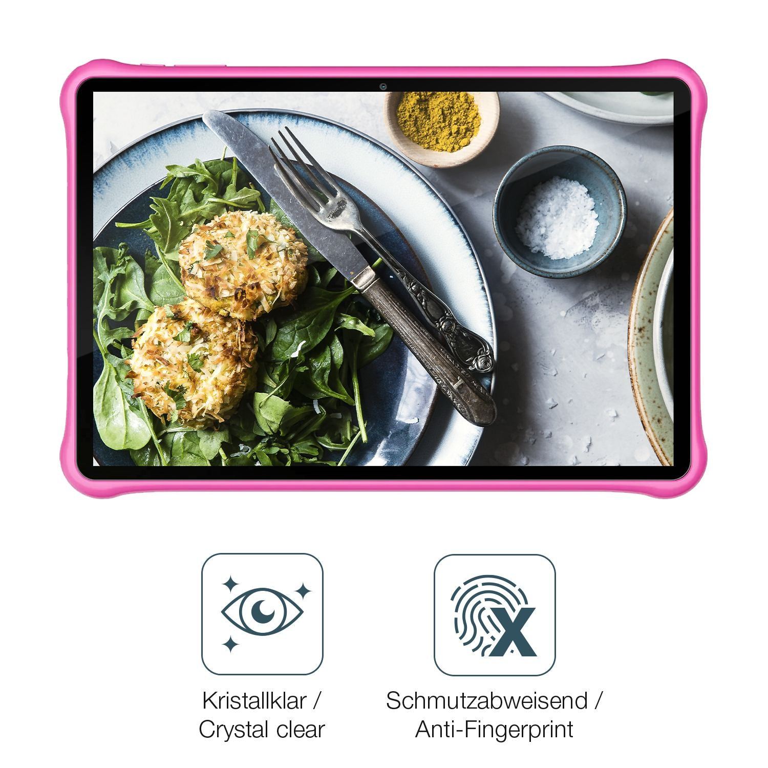 2x Schutzfolie klar für Blackview Tab30 Kids Table (4)