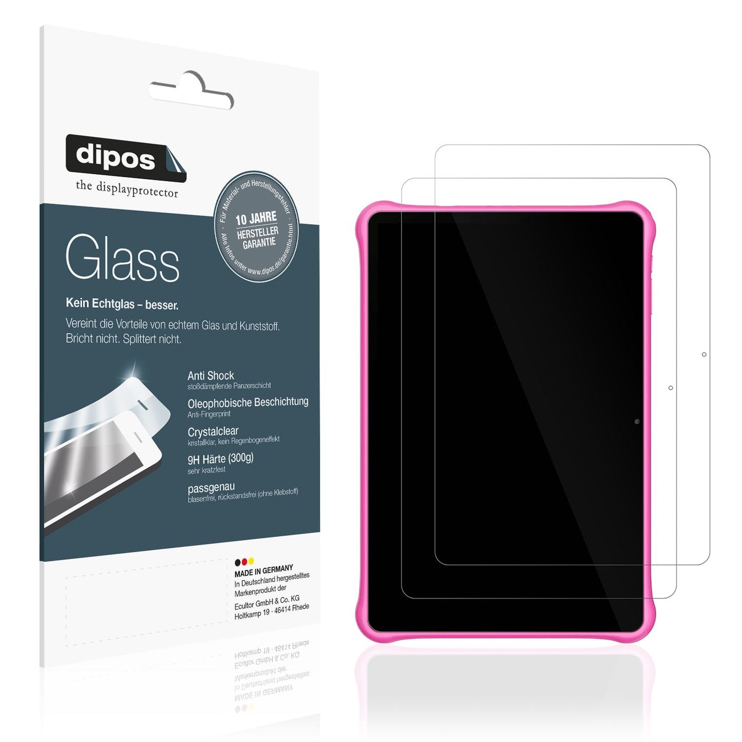 2x 9H Schutzfolie für Blackview Tab30 Kids Tablet  (1)