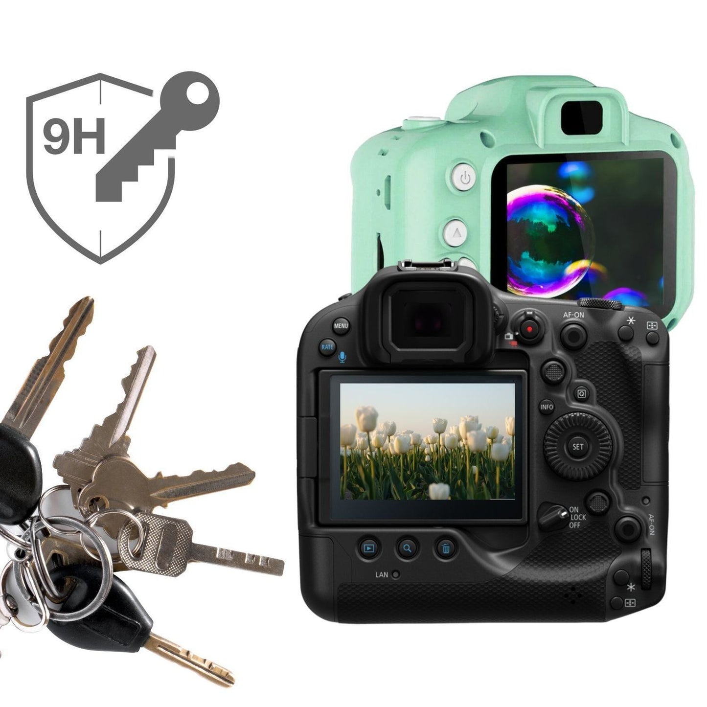 2x 9H Schutzfolie für Aoregre DC406 Panzerfolie (3)
