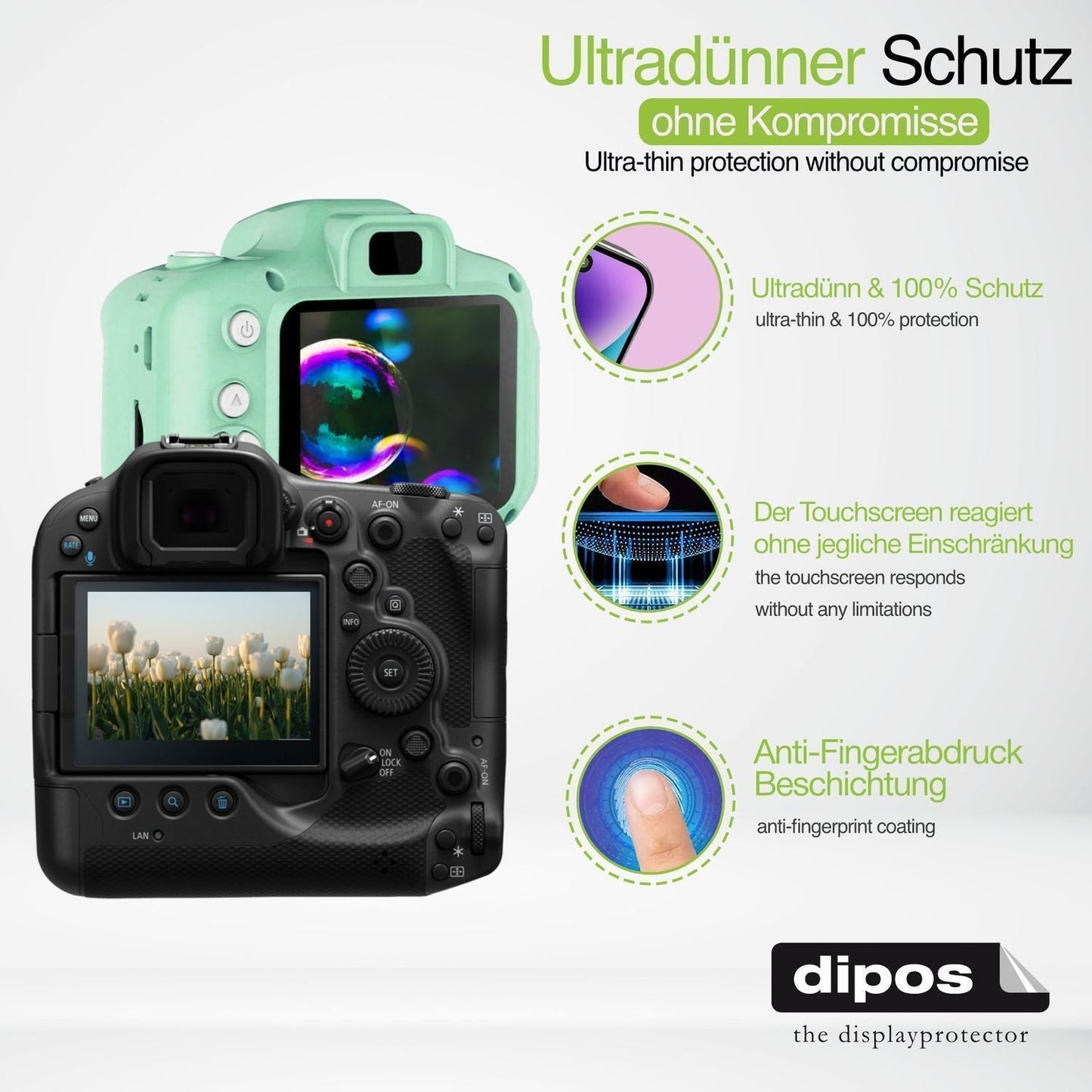 4x Schutzfolie matt für Lancom systems WDG-2 Displ (3)
