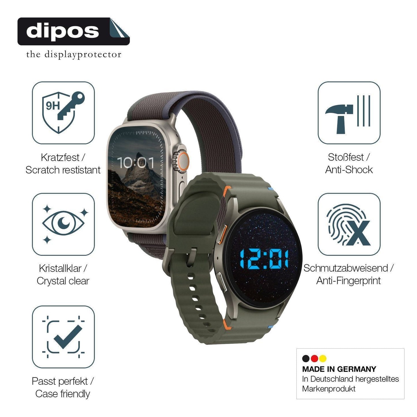 2x 9H Schutzfolie für Ice-Watch ICE Learning Panze (5)