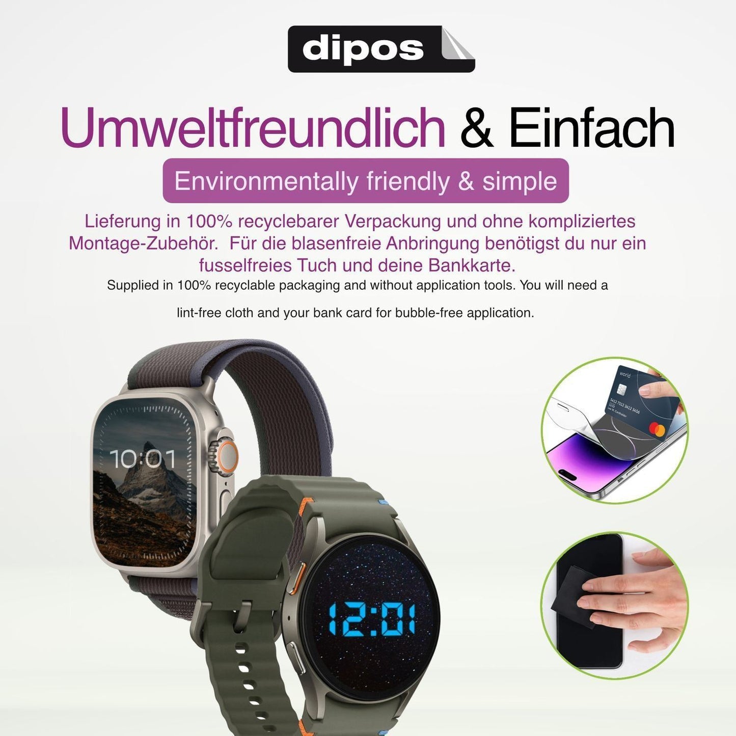 6x Schutzfolie klar für LIGE DF0468A-DE-ZRX Displa (4)