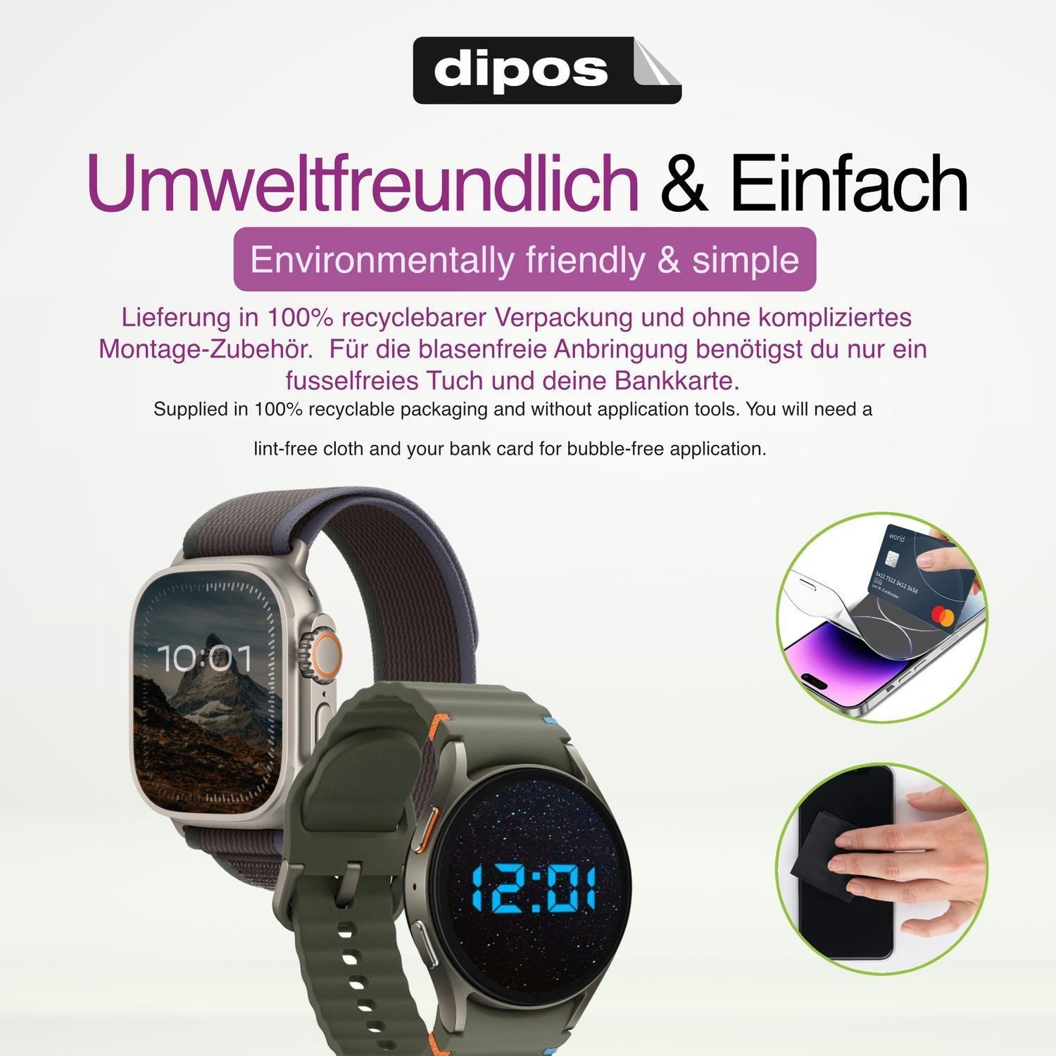 6x Schutzfolie klar für LIGE DF0468A-DE-ZRX Displa (4)