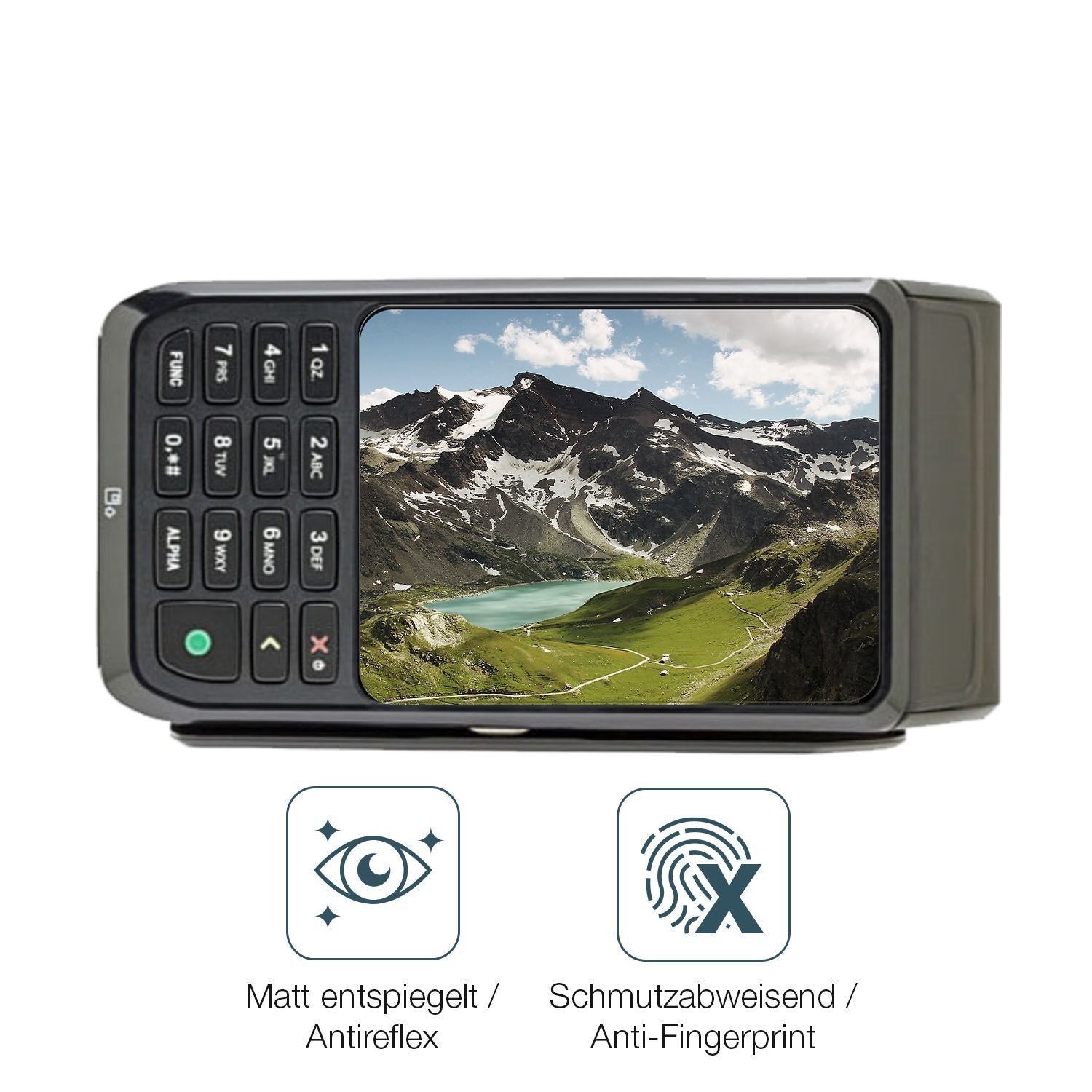 2x 9H Schutzfolie matt für CCV mobile Premium Panz (5)