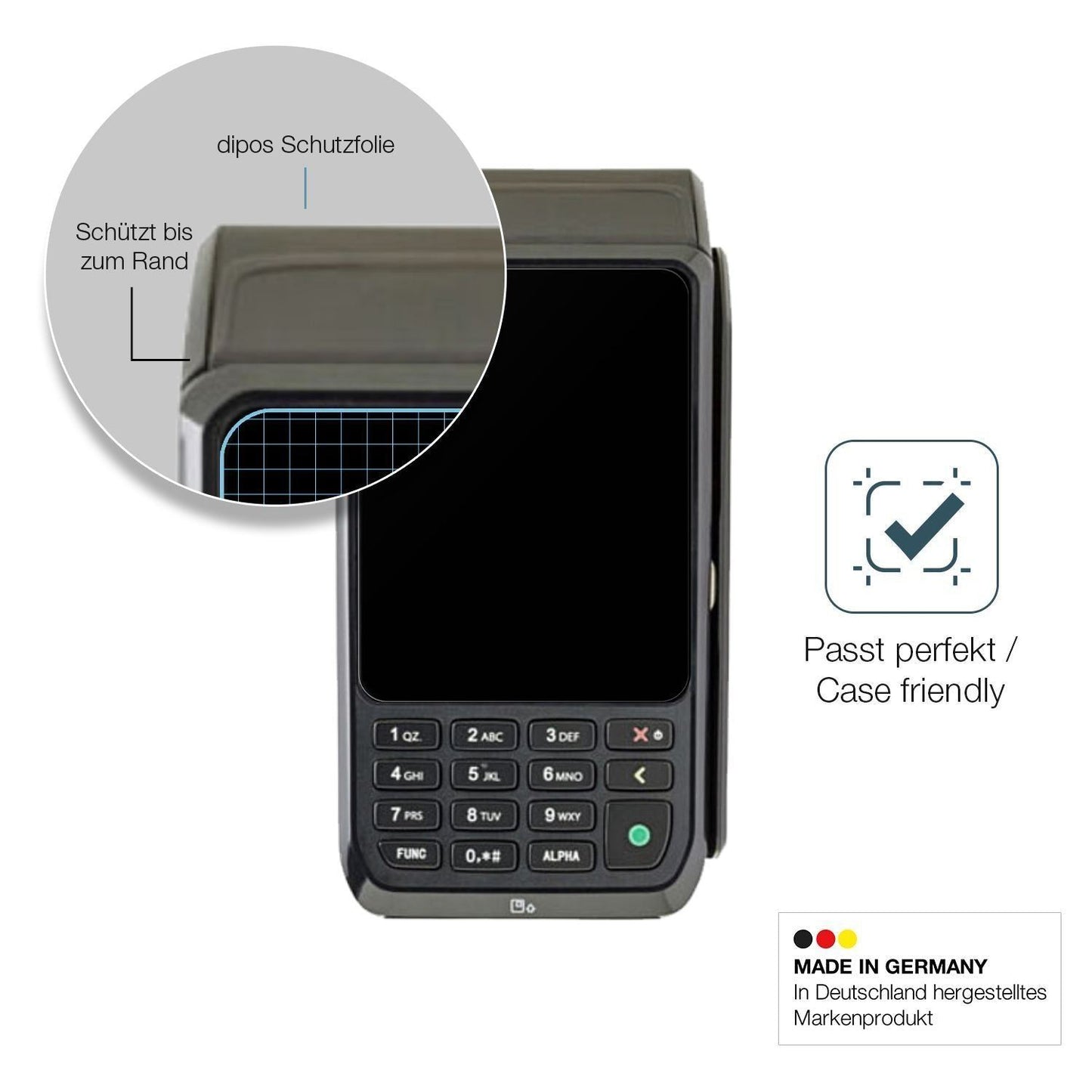 2x 9H Schutzfolie matt für CCV mobile Premium Panz (6)