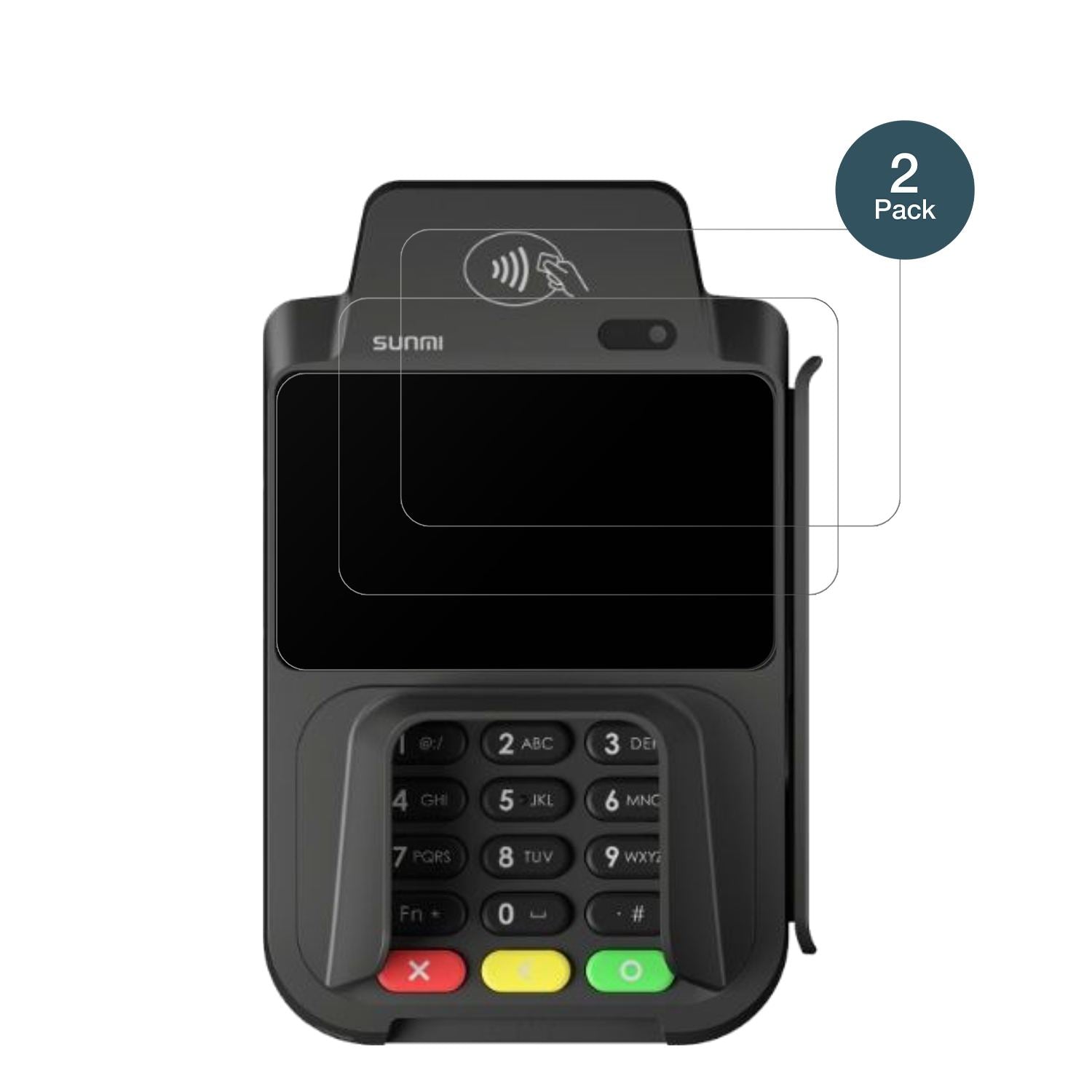 2x 9H Schutzfolie matt für sunmi P2 Smartpad Panze (2)