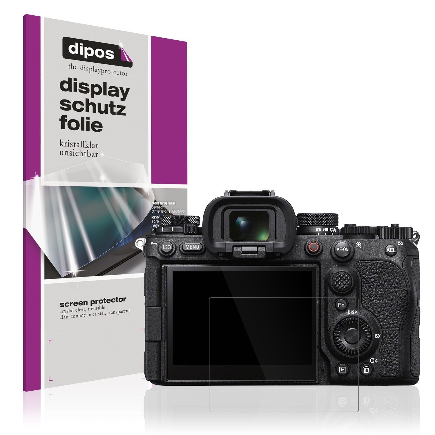 4x Schutzfolie klar für Sony Alpha 1 II Display-Sc (1)