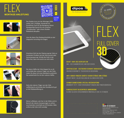 2x 3D Full Cover Schutzfolie für Kiano Watch Elega (6)