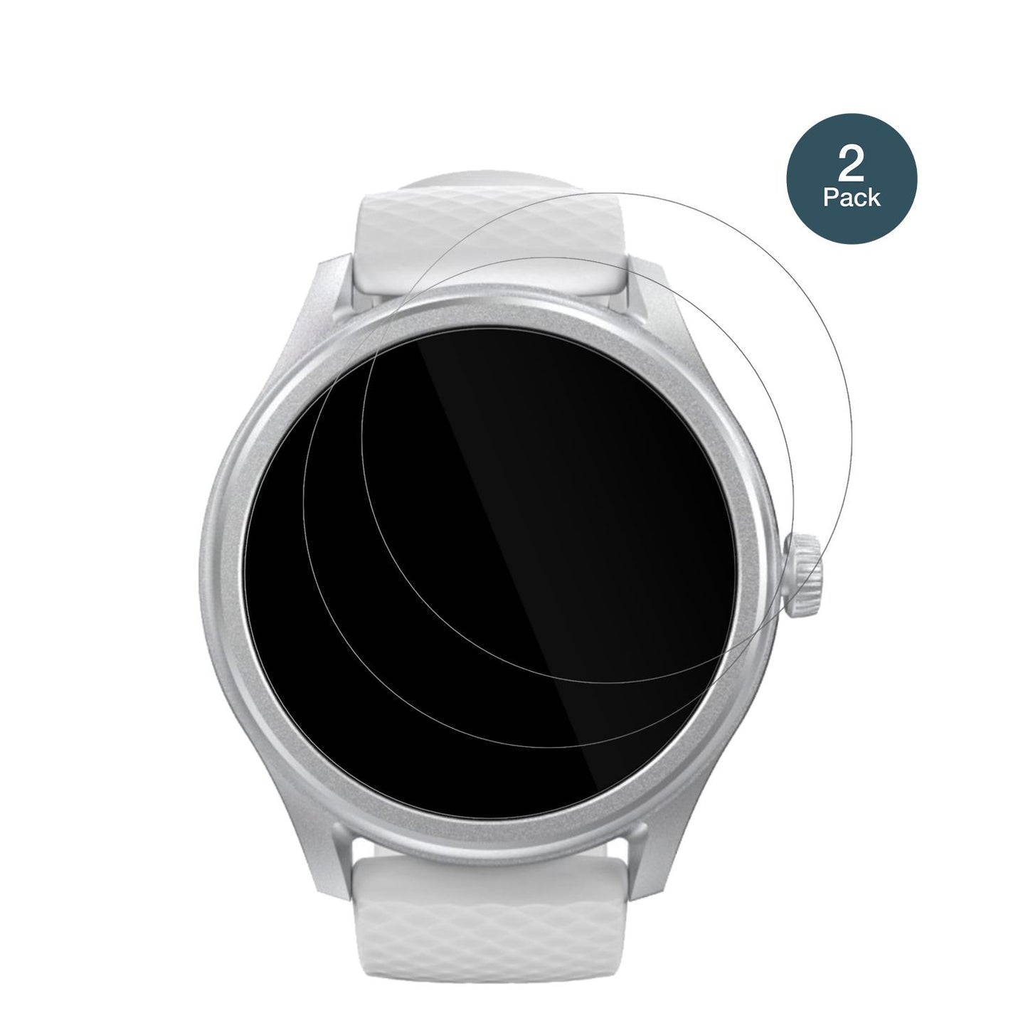 2x 9H Schutzfolie für Hama 5010 Smartwatch Panzerf (2)