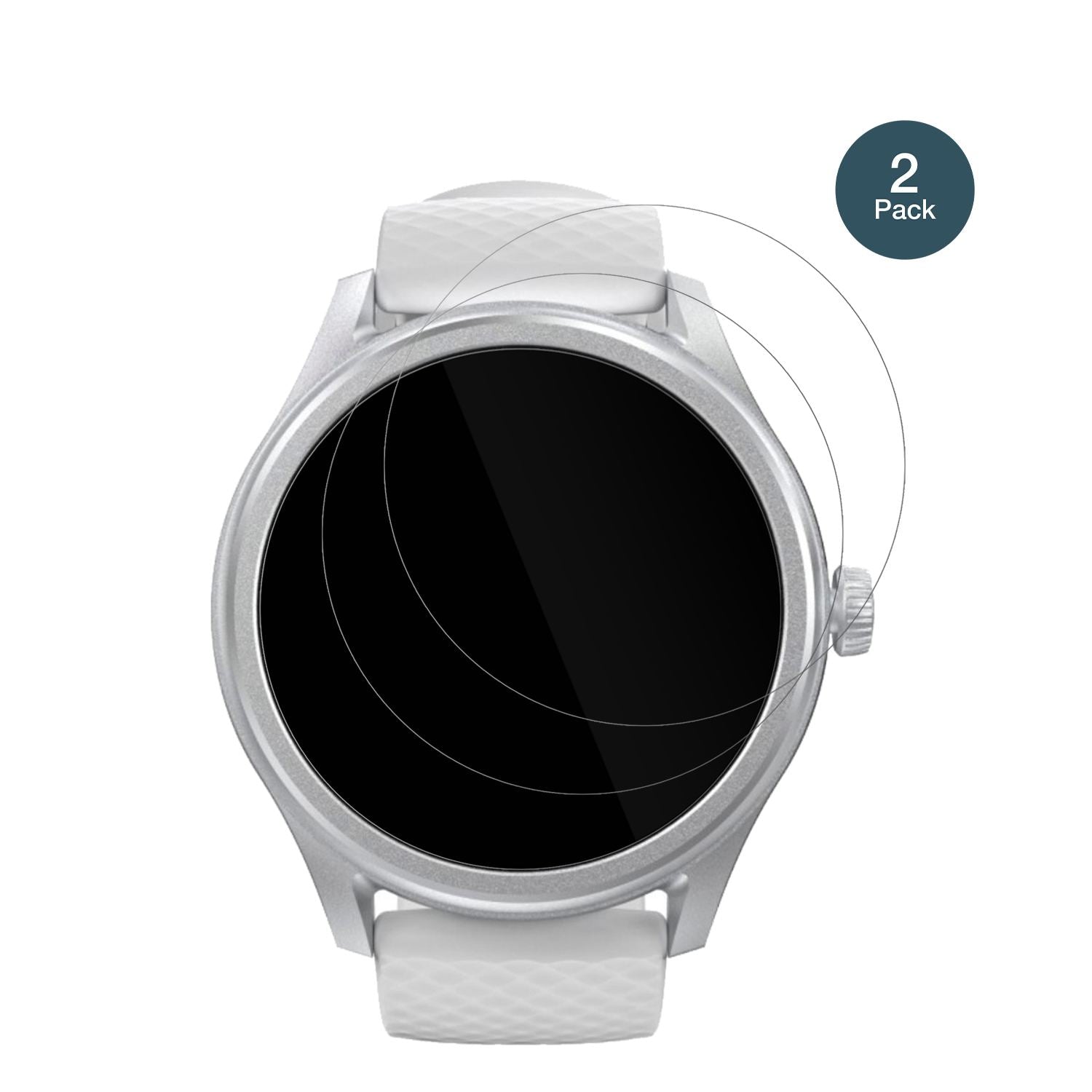 2x 9H Schutzfolie für Hama 5010 Smartwatch Panzerf (2)