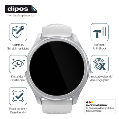 2x 9H Schutzfolie für Hama 5010 Smartwatch Panzerf (7)