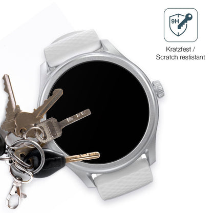 2x 9H Schutzfolie matt für Hama 5010 Smartwatch Pa (3)