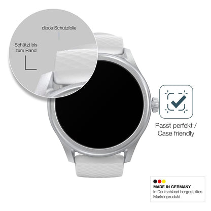 2x 9H Schutzfolie matt für Hama 5010 Smartwatch Pa (6)