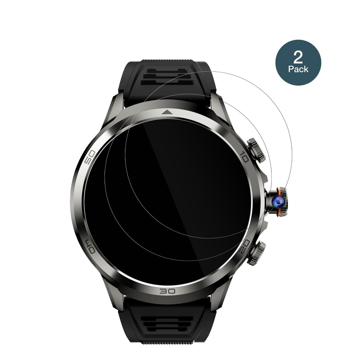 2x 9H Schutzfolie für Rogbid Model R2 Smartwatch P (2)