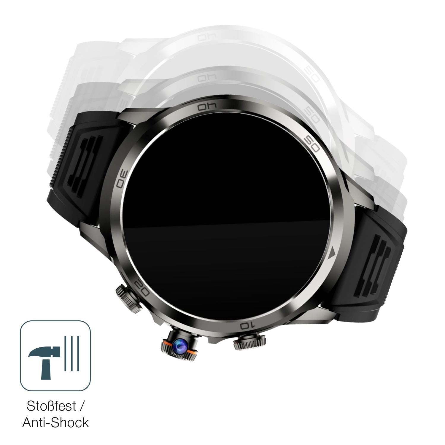 2x 9H Schutzfolie für Rogbid Model R2 Smartwatch P (4)