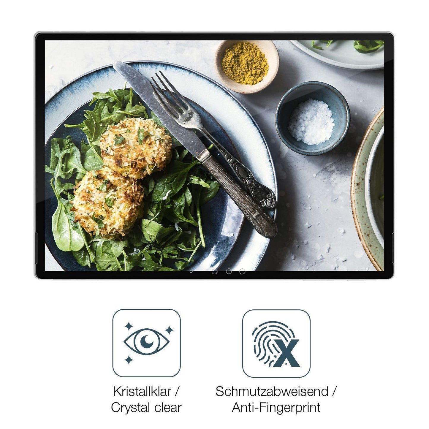 2x Schutzfolie klar für Microsoft Surface Pro 5 Di (4)