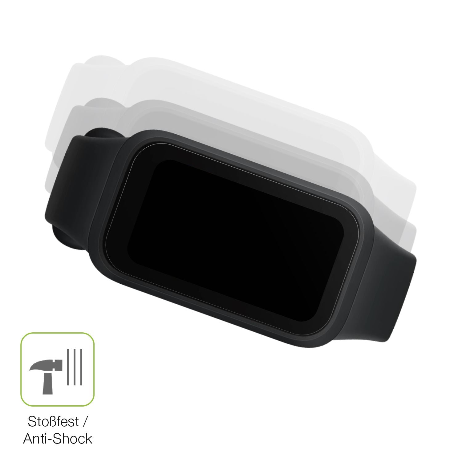 2x Full Cover Schutzfolie matt für Xiaomi Smart Ba (4)